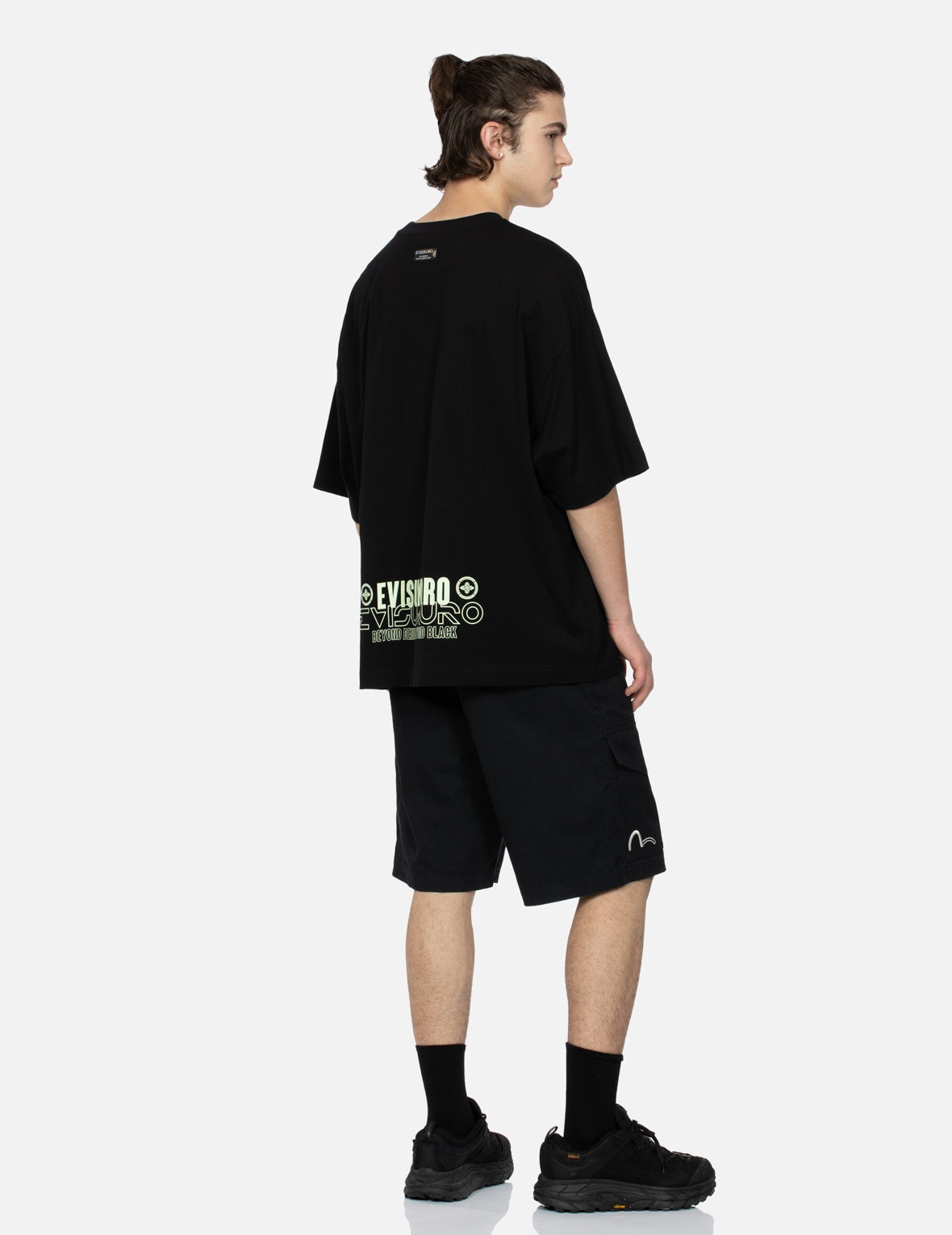 Seagull and Logo Embroidery Panelling Shorts - 4