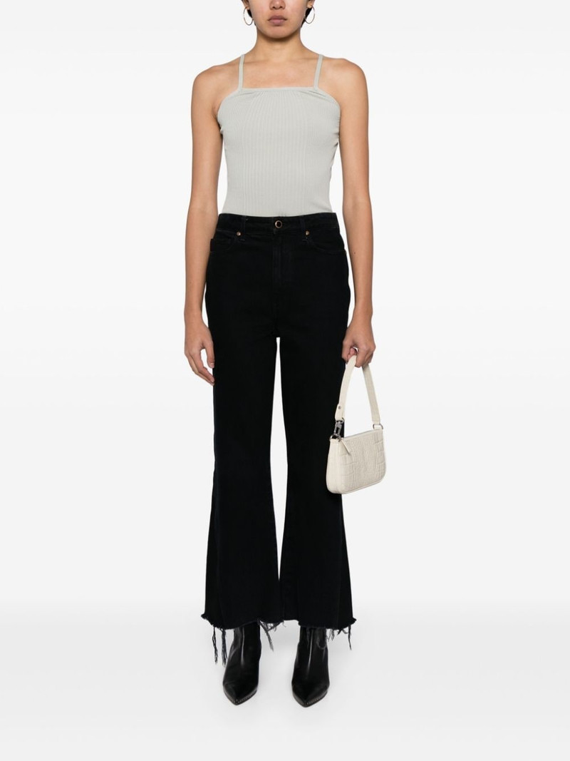 LOW CLASSIC halterneck ribbed tank top outlook