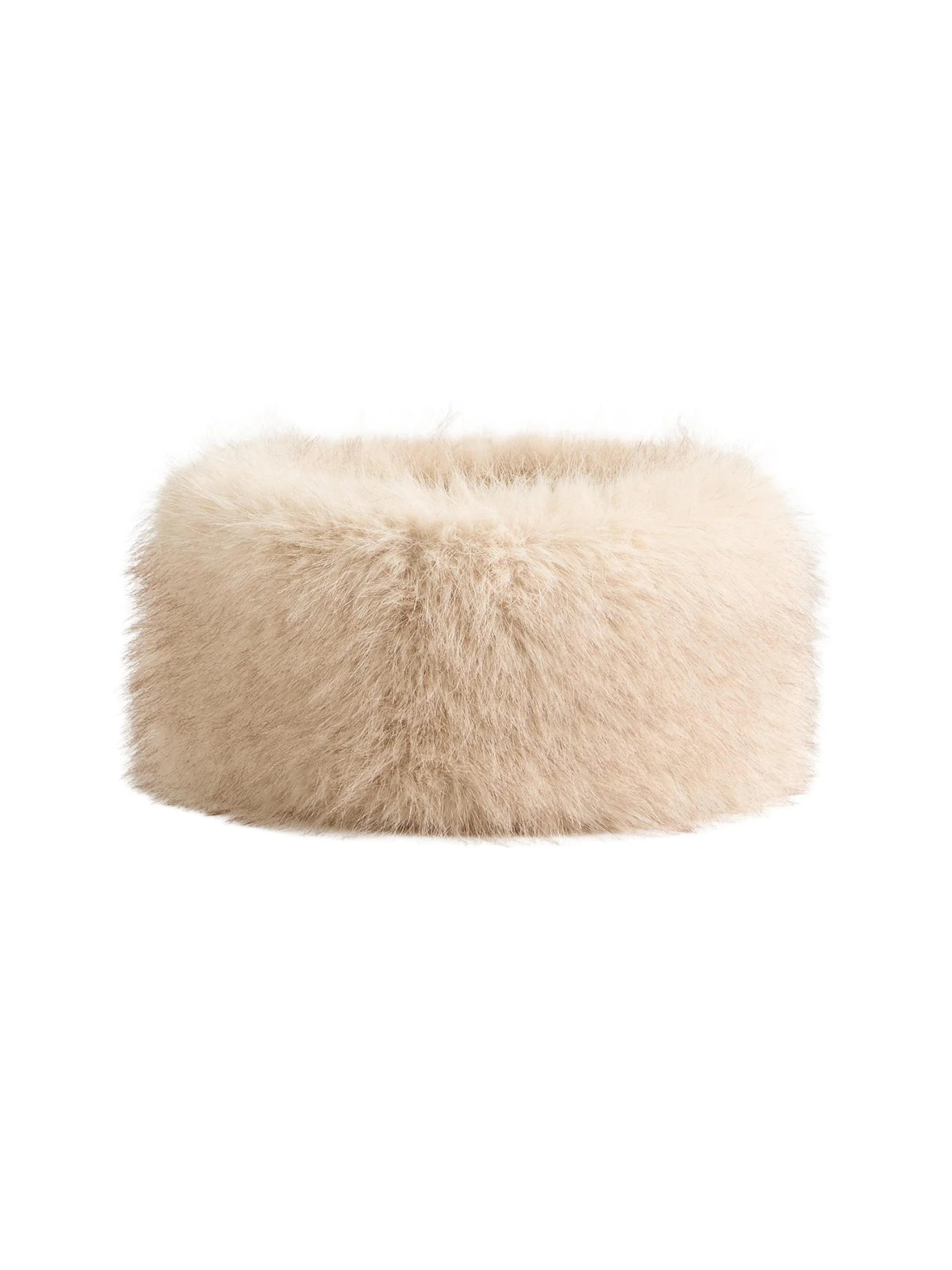 Women's Vlogo Signature Faux Fur Headband - Beige - 1