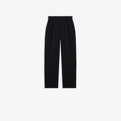 BALENCIAGA Men's Snapped Pants in Black outlook