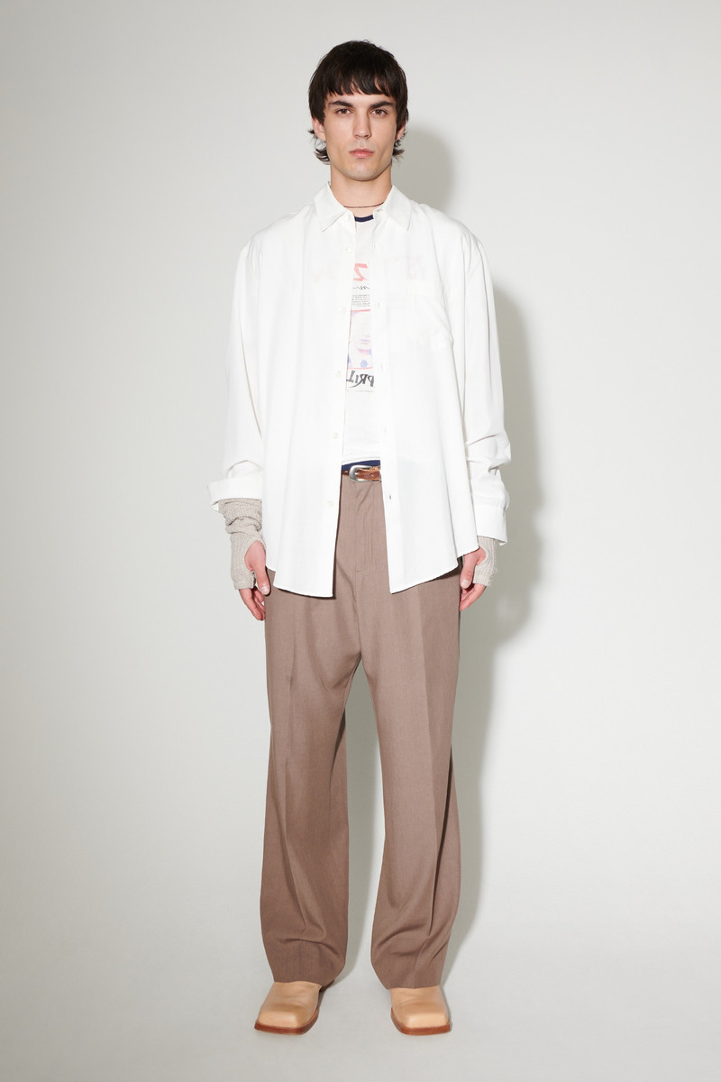 Our Legacy Initial Shirt Off White Lyocell outlook
