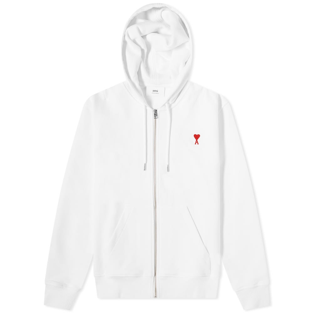 AMI A Heart Zip Through Hoody - 1