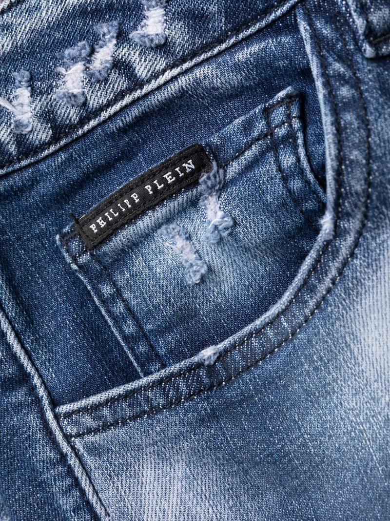 Super 똑 바른 denim 청바지 6