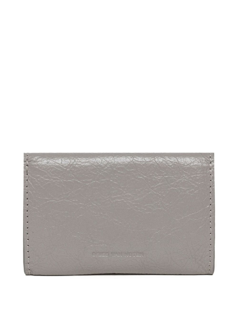 envelope-flap leather cardholder - 2
