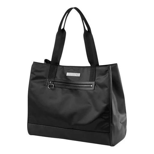 (WMNS) PUMA Premium Large Shopper Bag 'Black' 078352-01 - 1