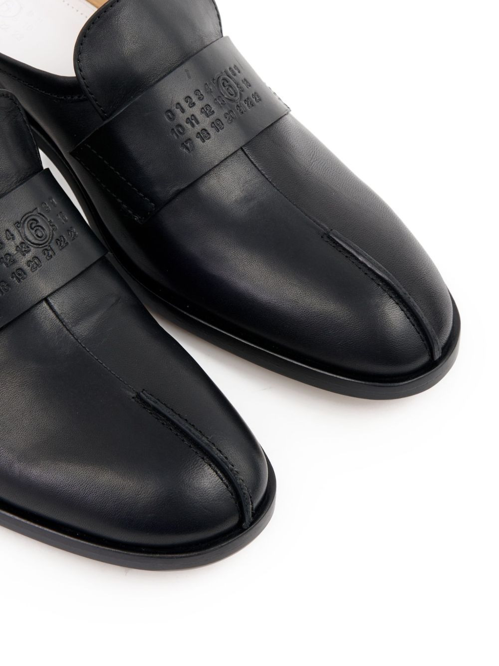 leather slip-on mules - 3