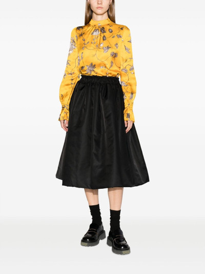 Erdem floral-print long-sleeve blouse outlook