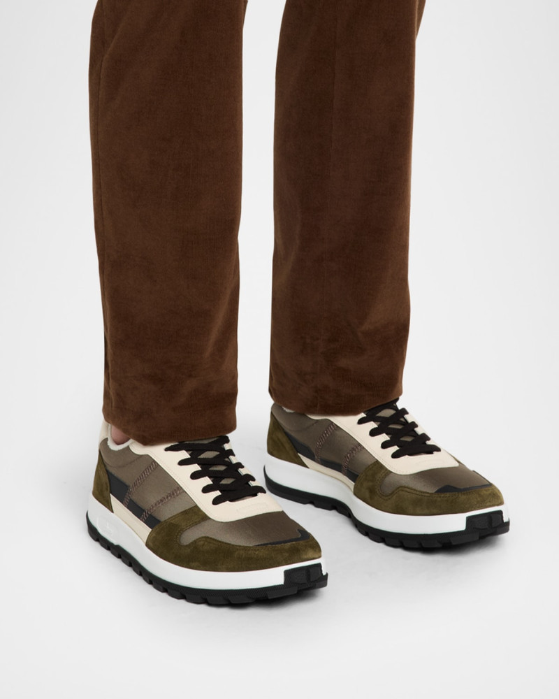 Brioni Men's Crossing Low-Top Sneakers outlook