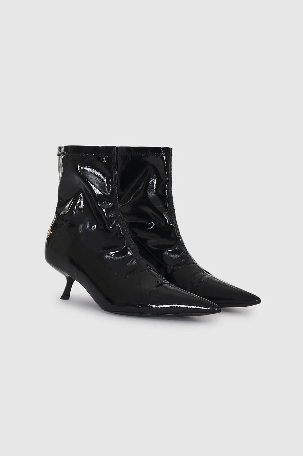 Hilda Boots - High-Shine Black - 2