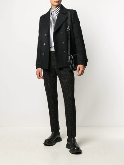 Alexander McQueen vertical-stripe shirt outlook