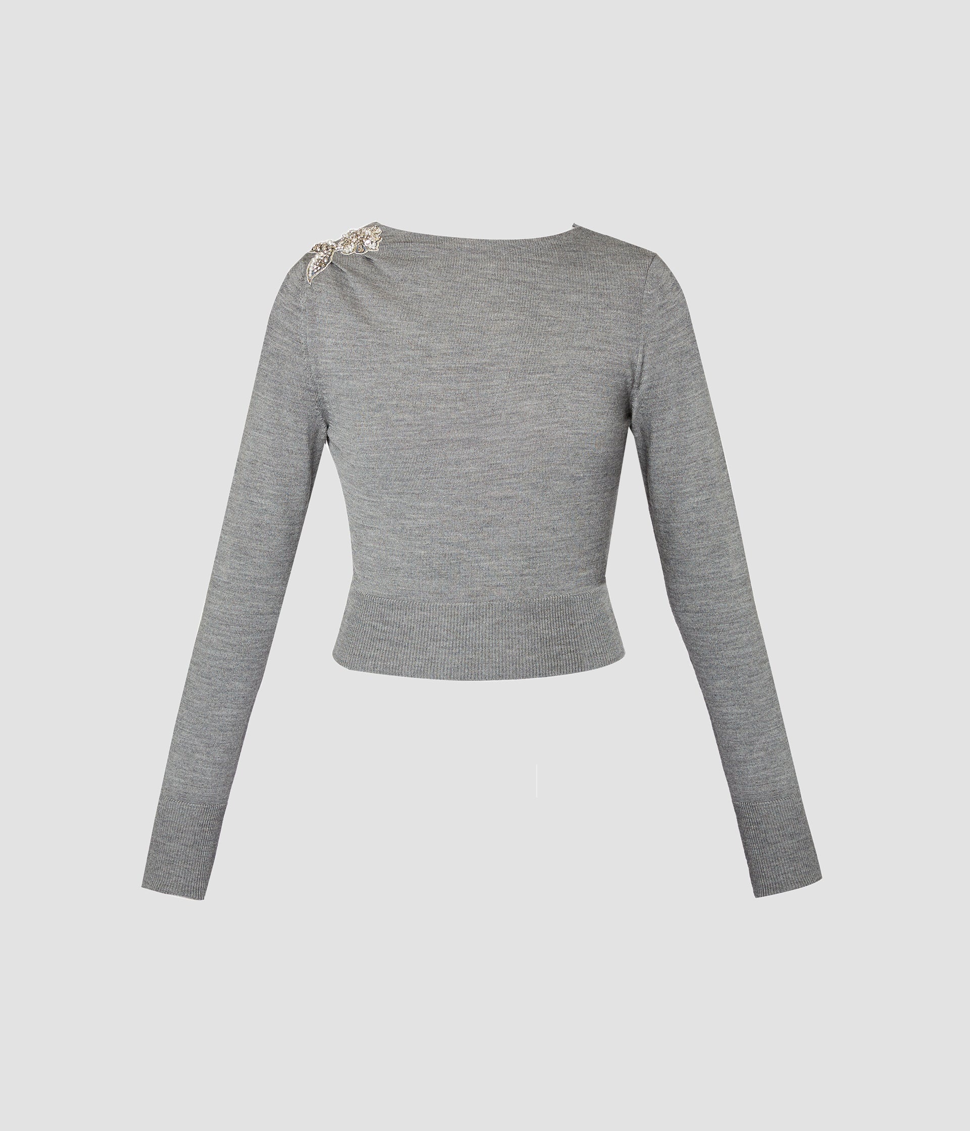 DRAPE DETAIL KNIT JUMPER - 2