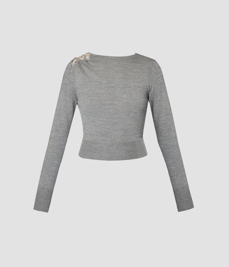 Erdem DRAPE DETAIL KNIT JUMPER outlook