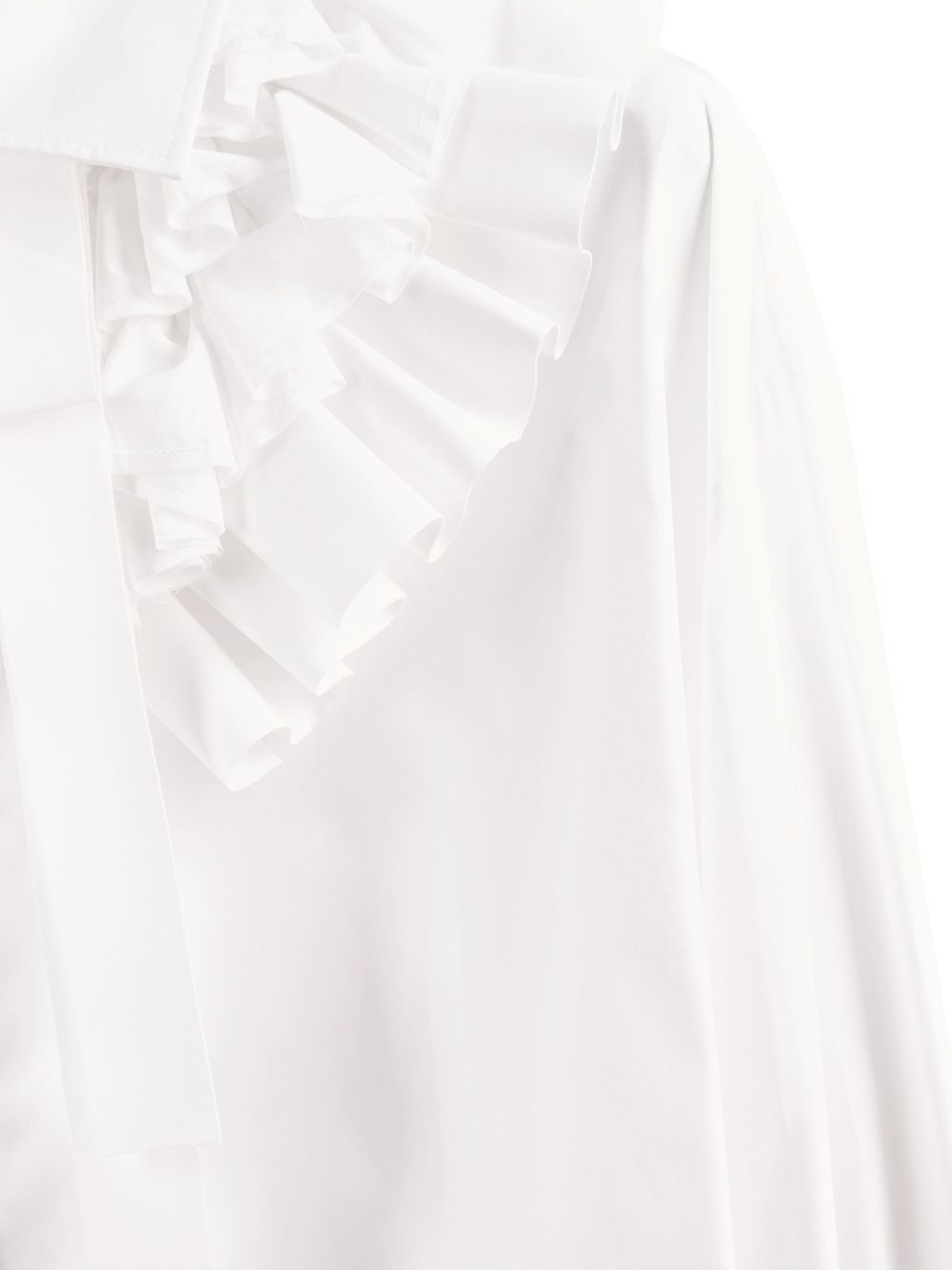 ruffle-detail long-sleeved shirt - 4