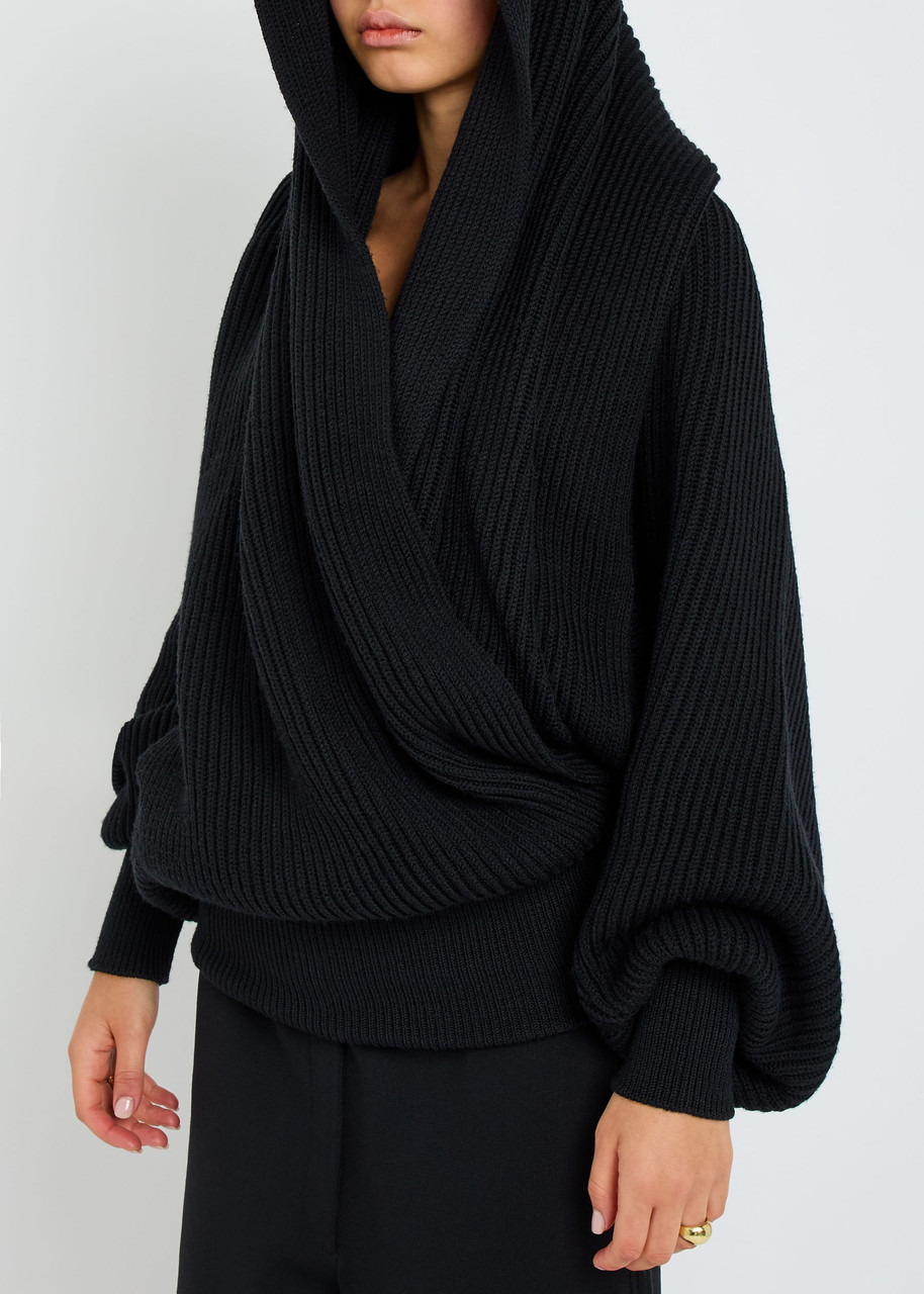 Balmain Hooded Wool-knit Jumper - 2