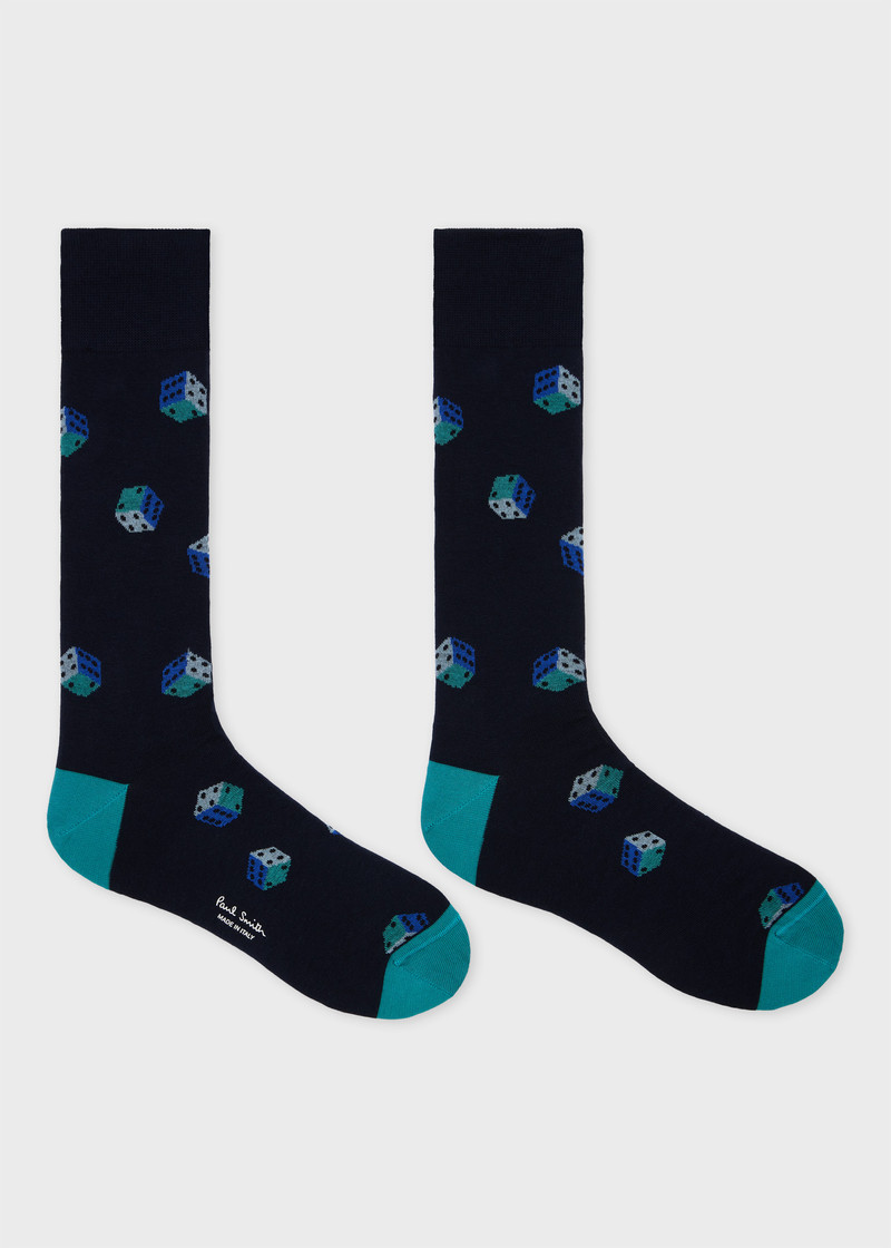 Paul Smith Navy 'Dice' Socks outlook