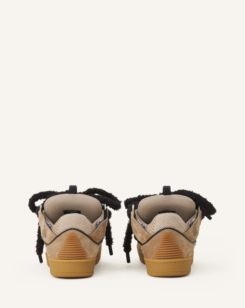 CURB SUEDE SNEAKERS WITH MESH LACES 3