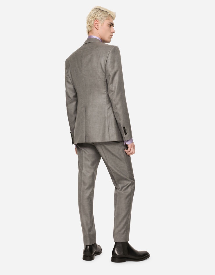 Wool and cashmere Sicilia-fit suit - 3