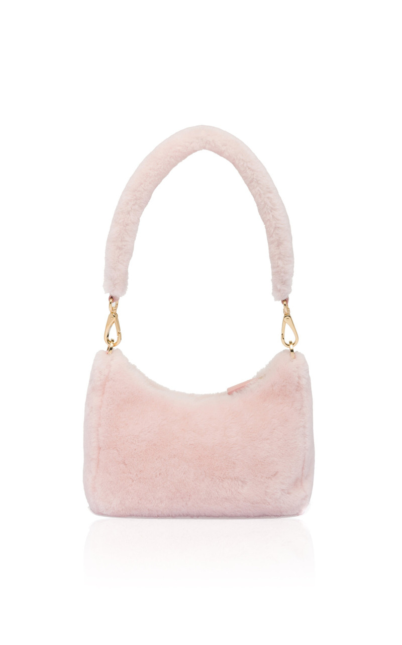Shearling Mini Bag pink 6