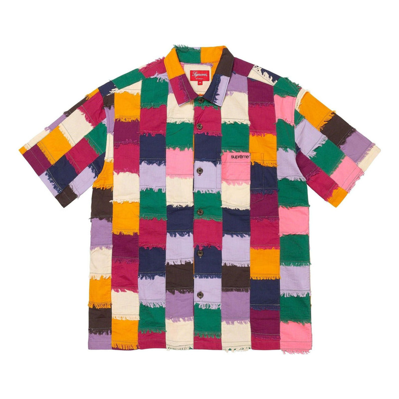 Supreme Patchwork S/S Shirt 'Milti-Color' SUP-SS23-155 - 1