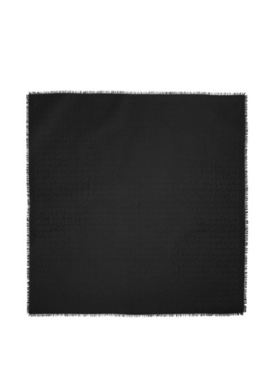 SAINT LAURENT jacquard square scarf outlook