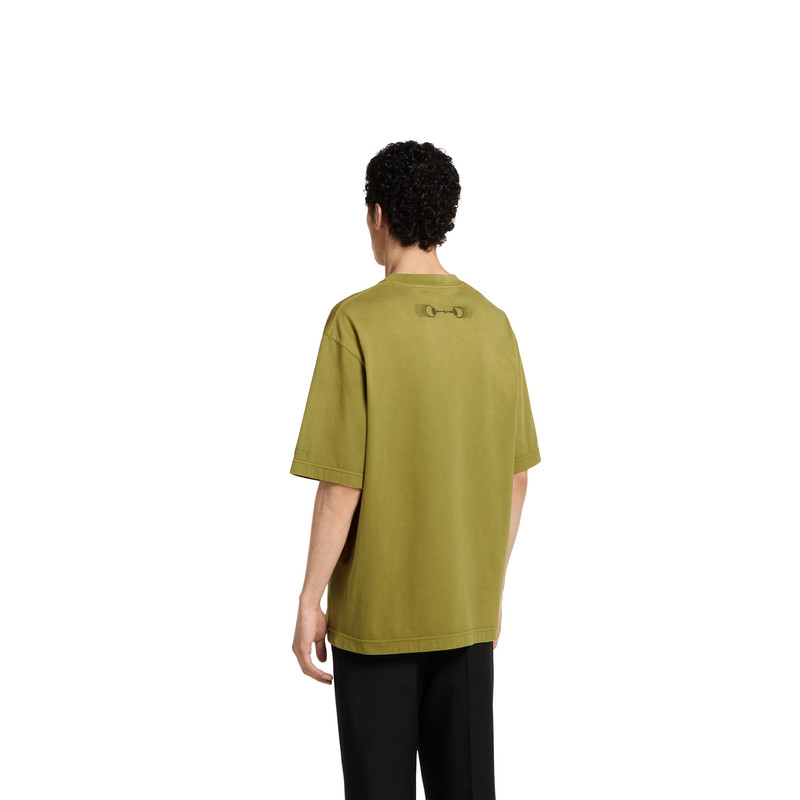 Printed cotton jersey T-shirt 4