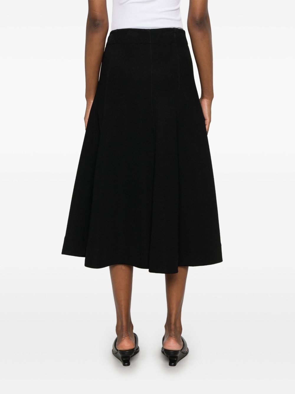 flared midi skirt - 4