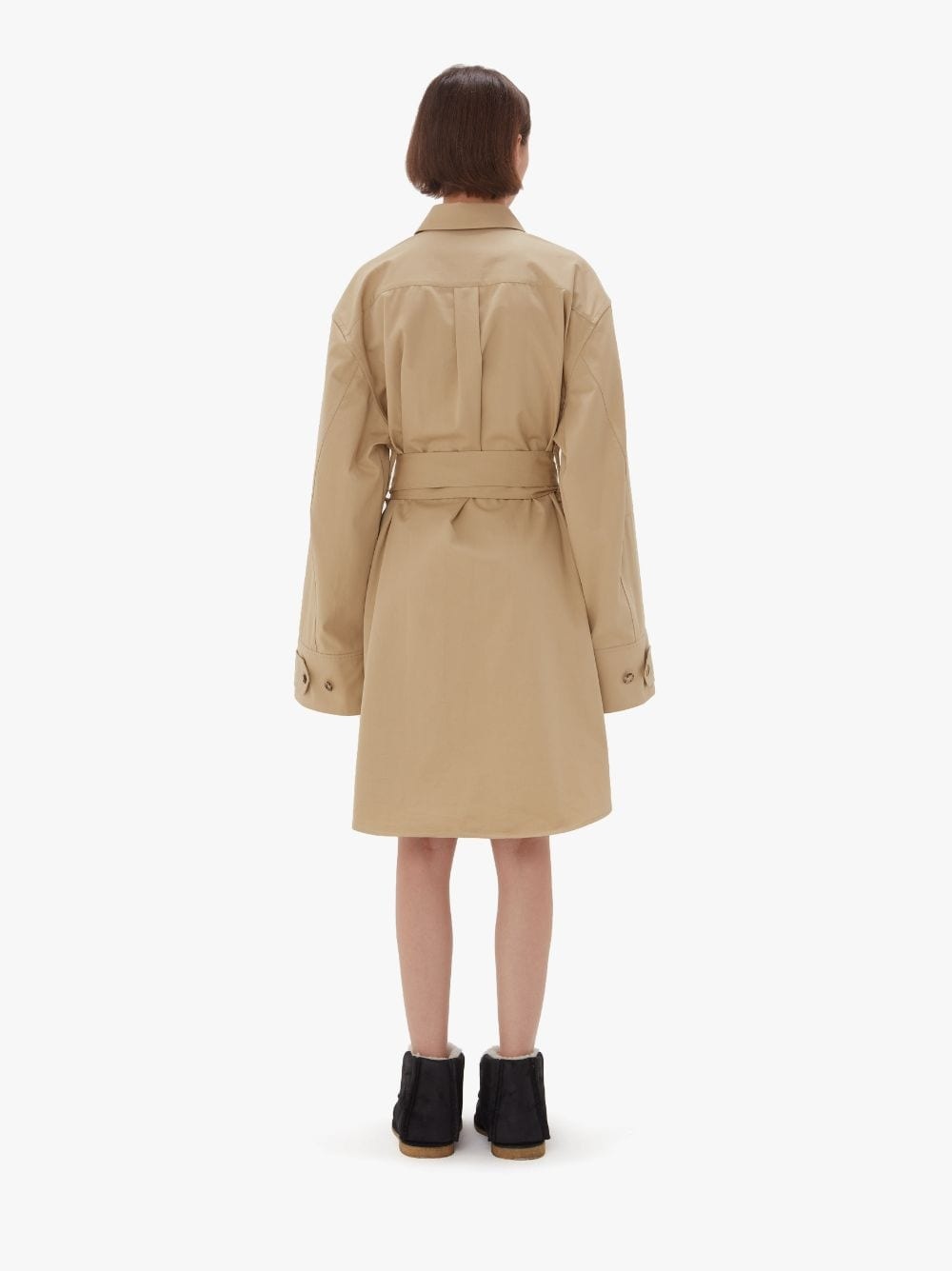 DOUBLE WRAP TRENCH DRESS - 3