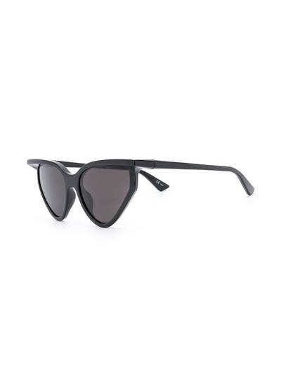 BALENCIAGA cat-eye angled sunglasses outlook