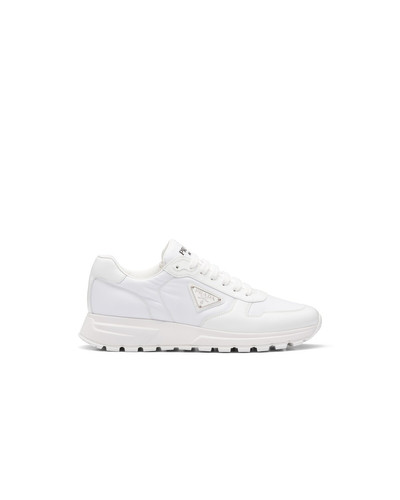 Prada Prada PRAX 1 Re-Nylon and brushed leather sneakers outlook