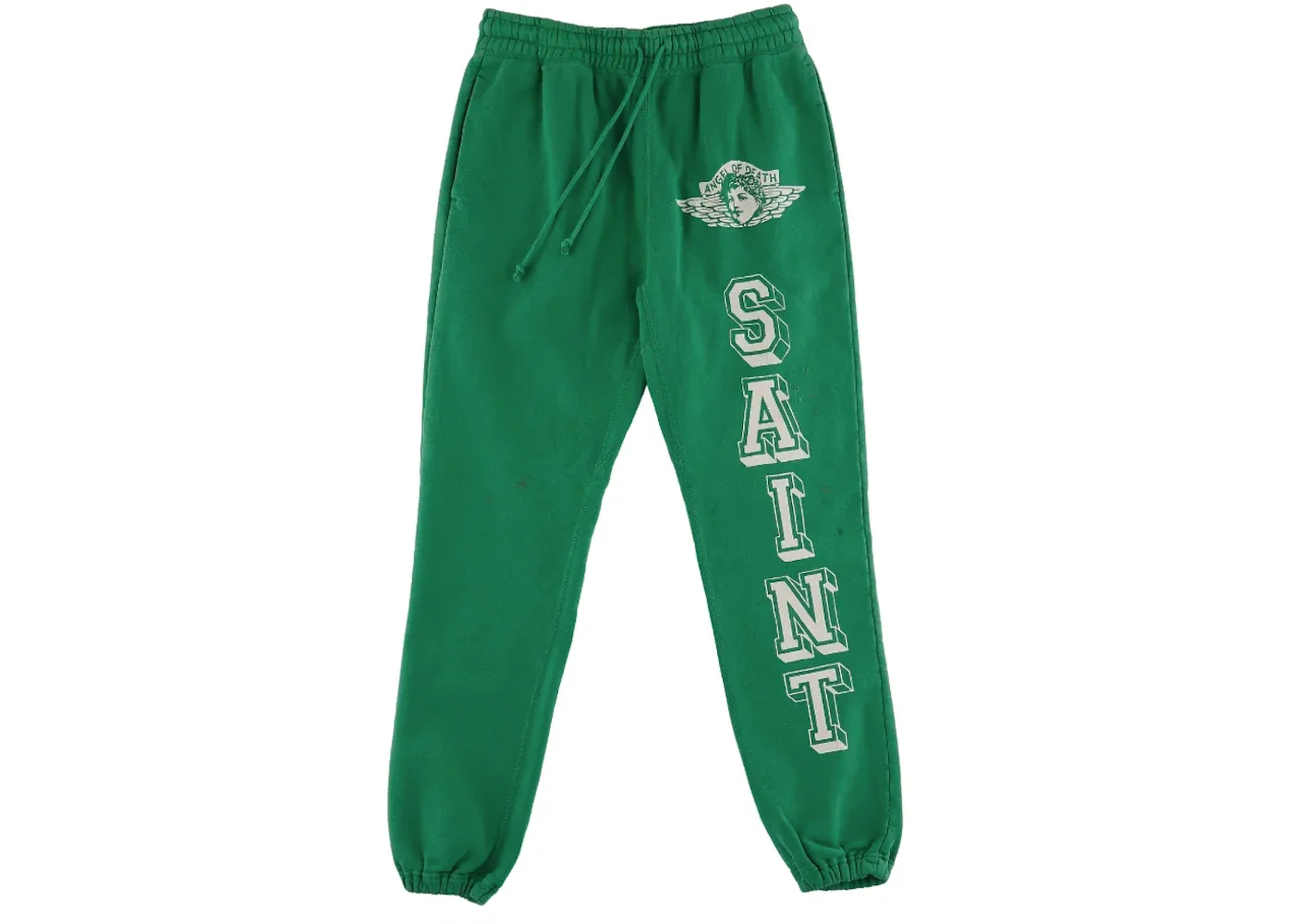 Saint Mxxxxxx Angel Sweatpants Vintage Green - 1