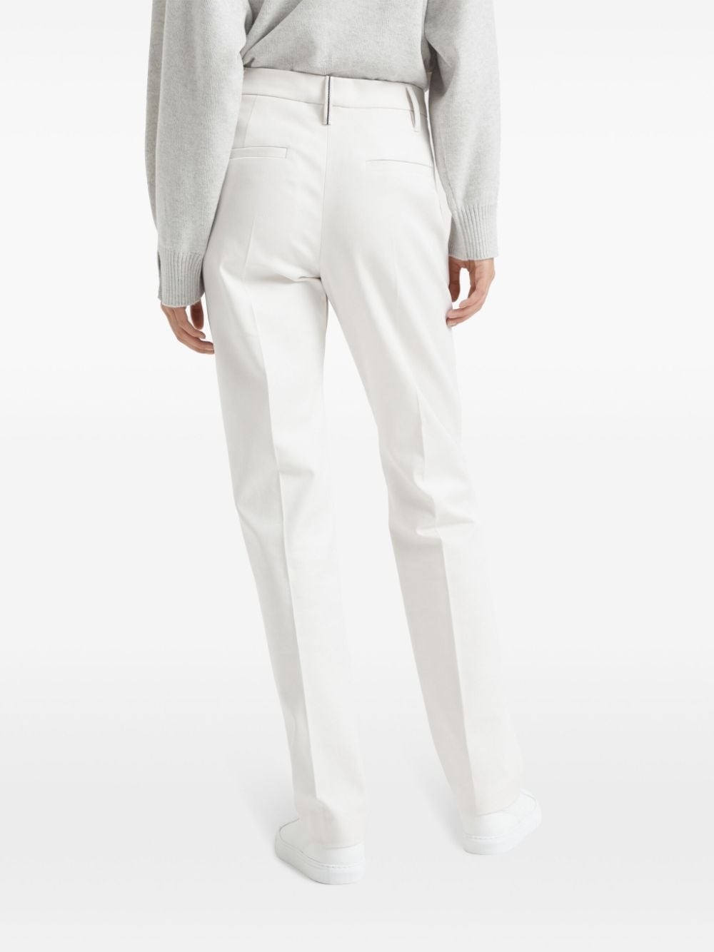 Monili-embellished trousers - 4