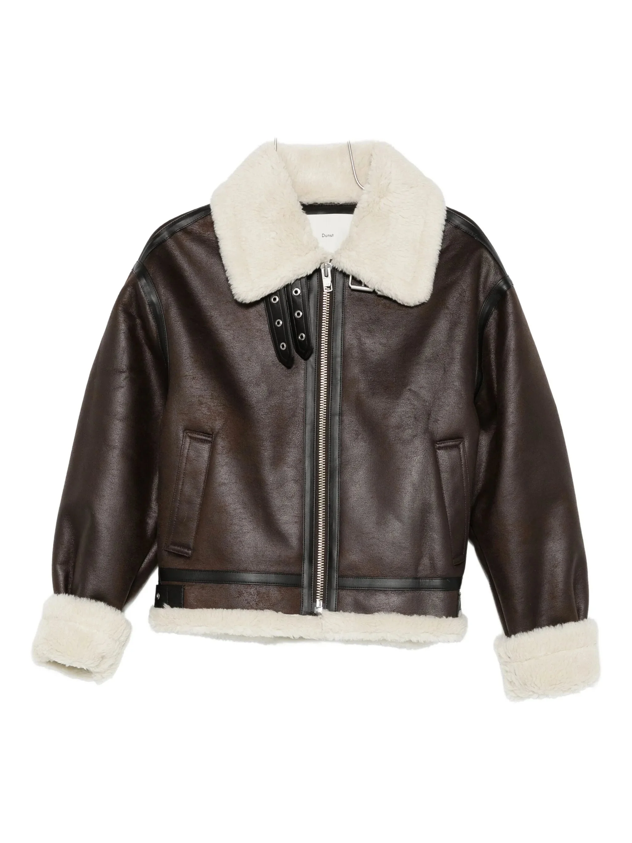 Dunst Dunst Shearling-collar Jacket - 1