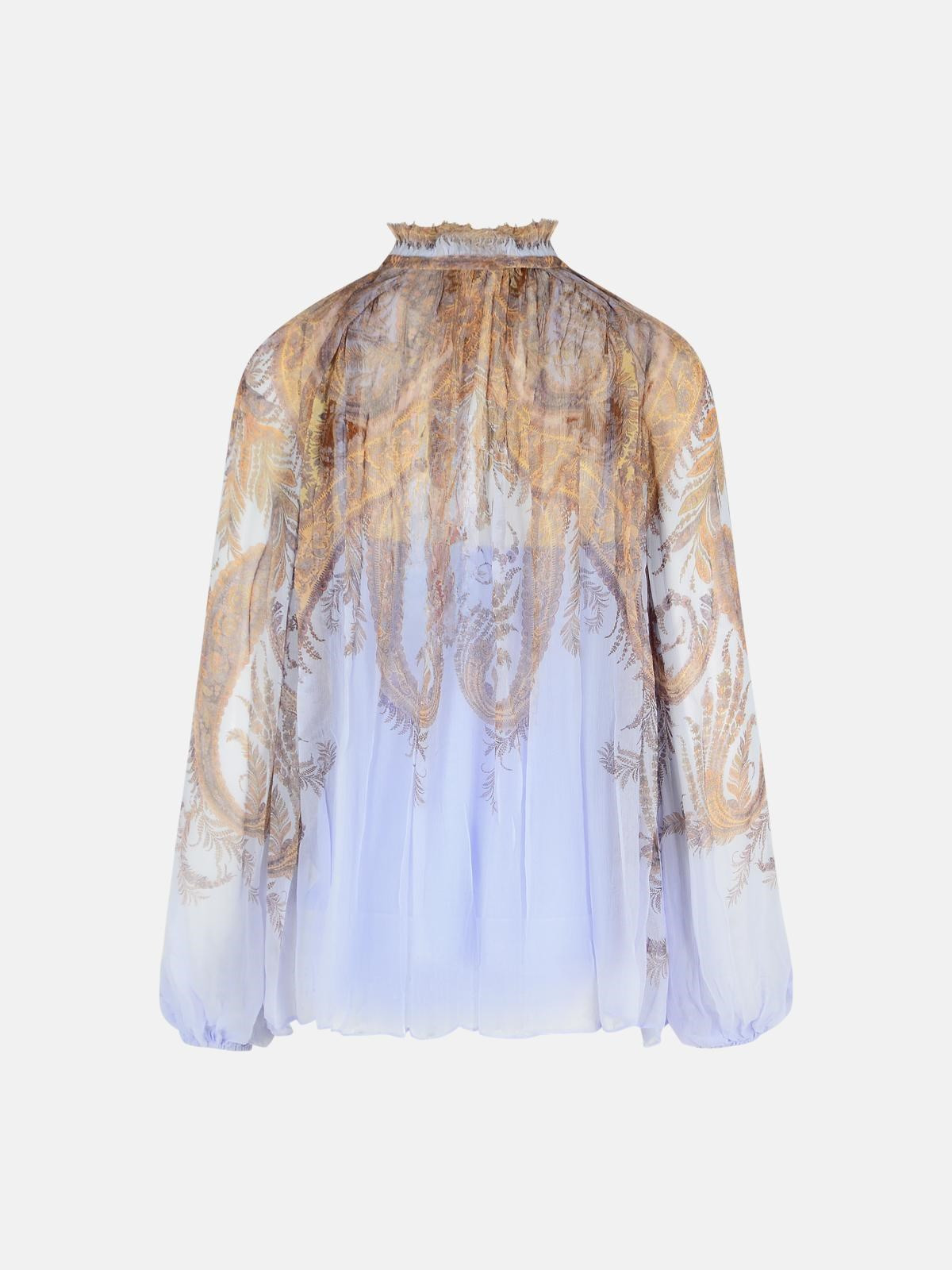 LILAC VISCOSE BLOUSE - 3