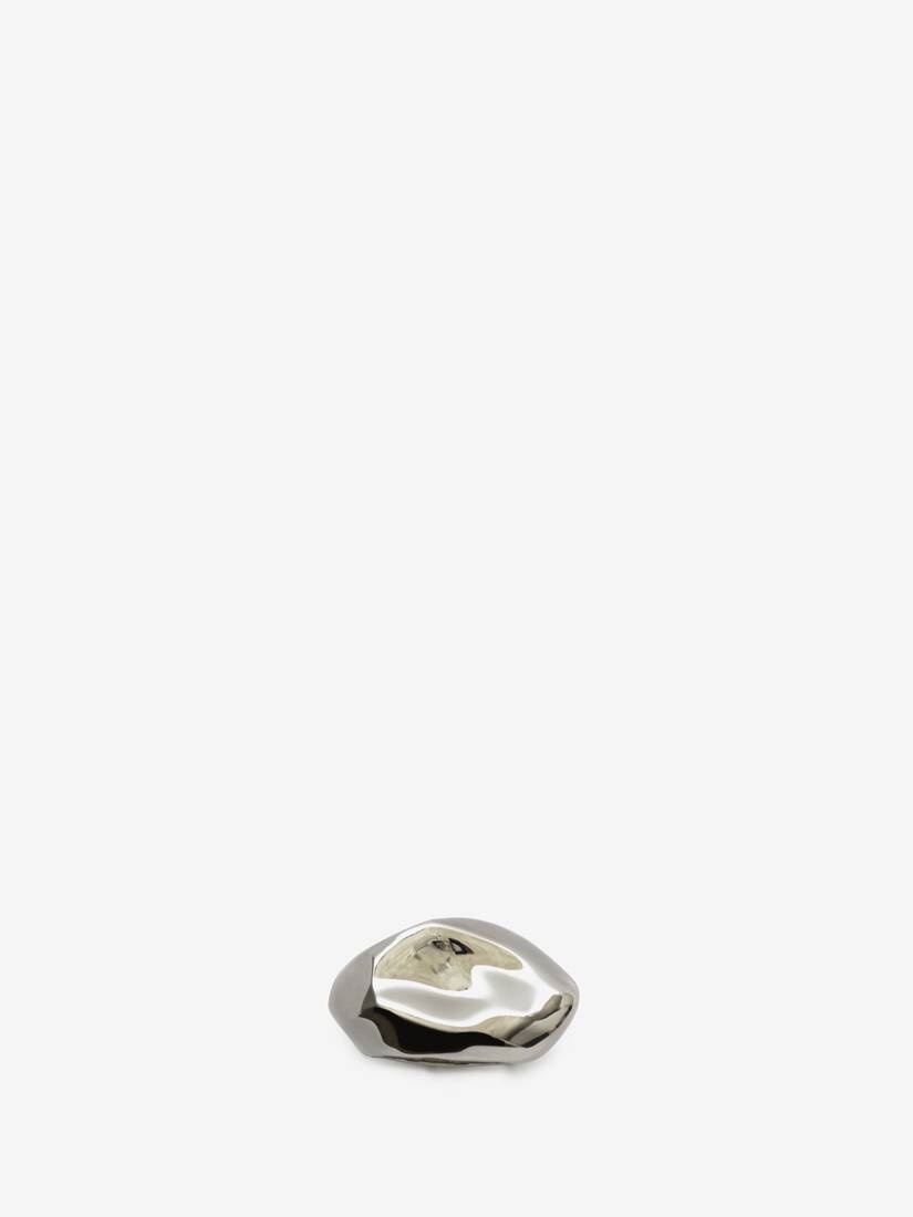 Molten Ring in Antique Silver - 3