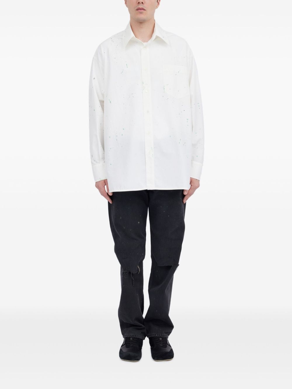 paint-splatter shirt - 2
