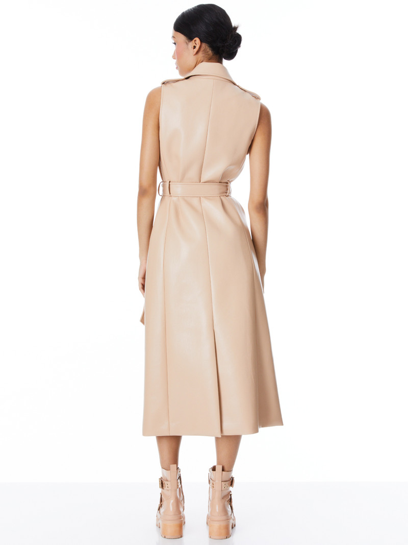 CONAN VEGAN LEATHER BELTED VEST 3