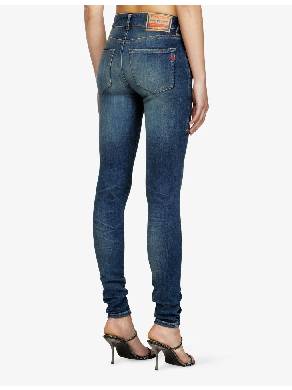 2017 Slandy Skinny-Fit Stretch-Denim Jeans - 4