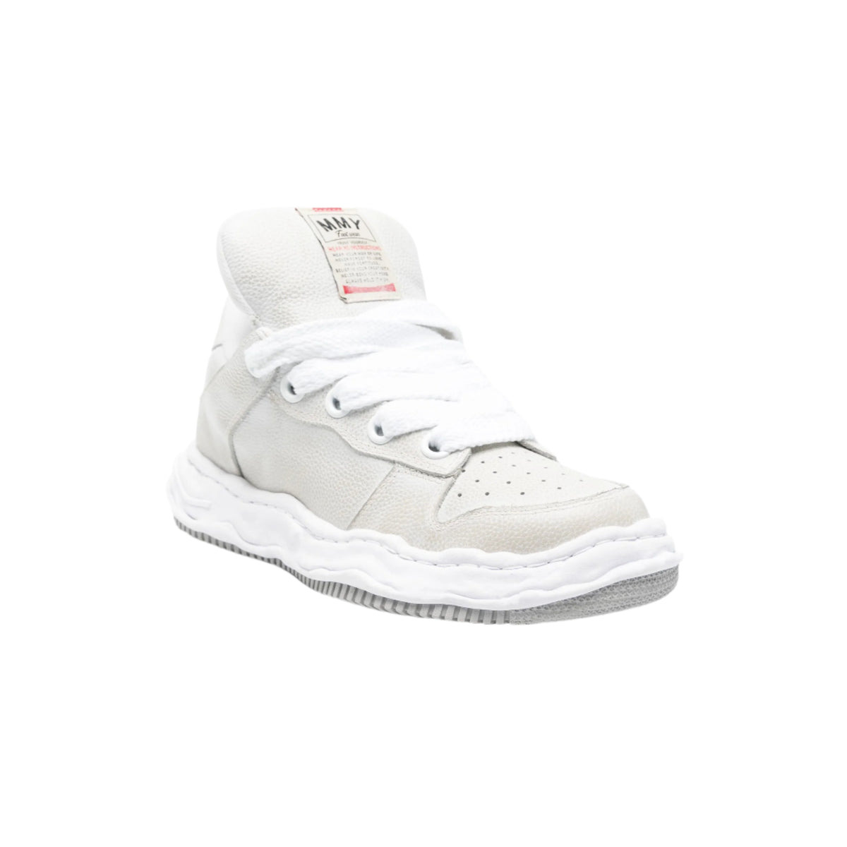 WAYNE PUFFER LOW-TOP SNEAKERS (WHITE) - 4