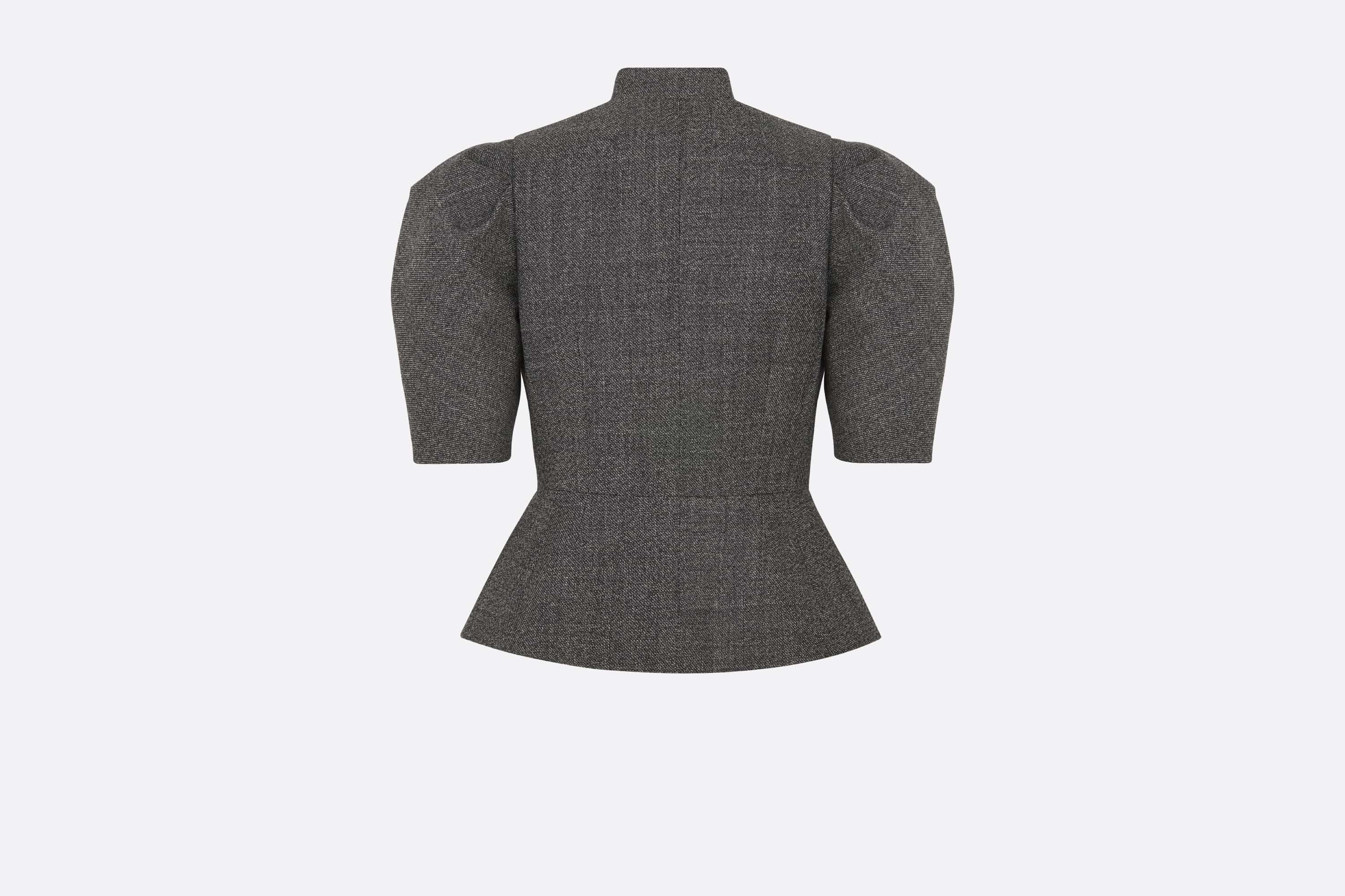 Dior Fitted Jacket with Tied Neckline | REVERSIBLE
