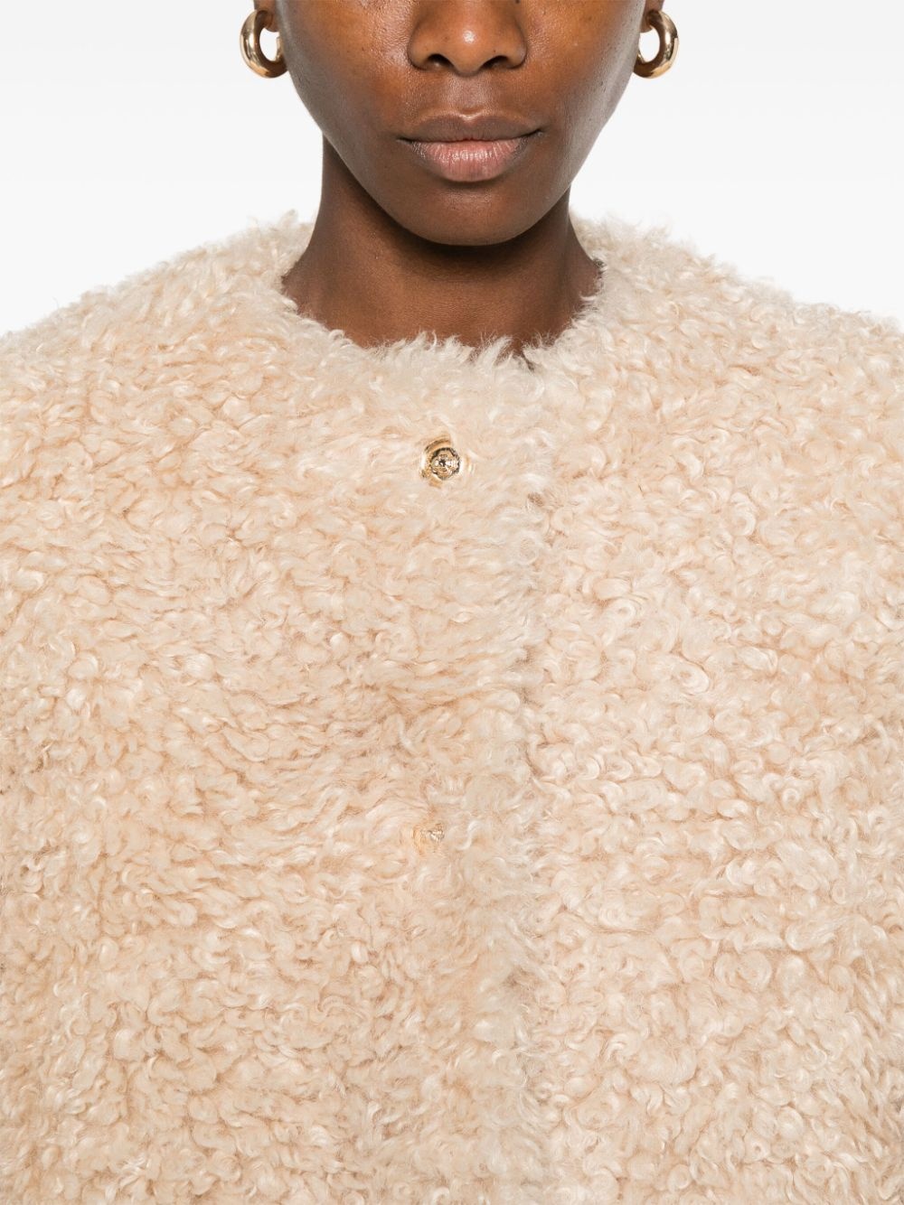 faux-shearling jacket - 5