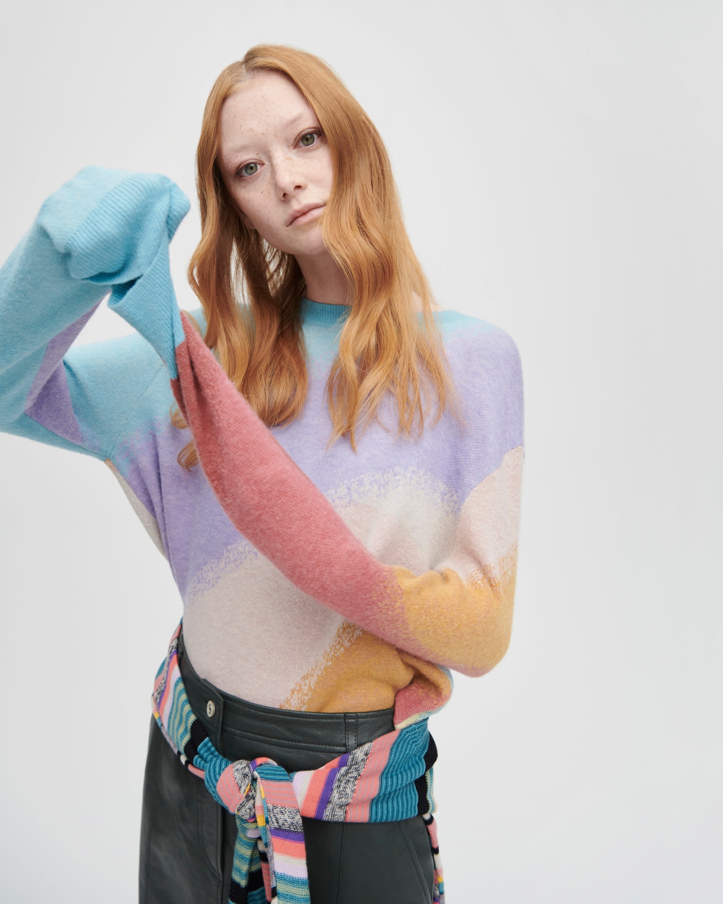 'Spray Swirl' Sweater - 3
