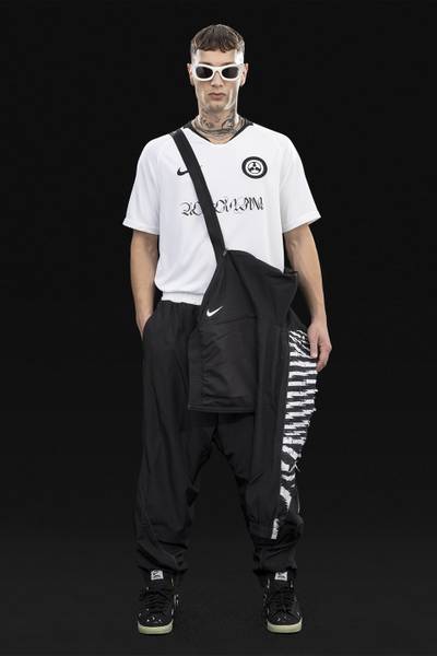 ACRONYM GGG-P2-011 Nike® Acronym® Track Pant Woven Black/Black/White/Black outlook