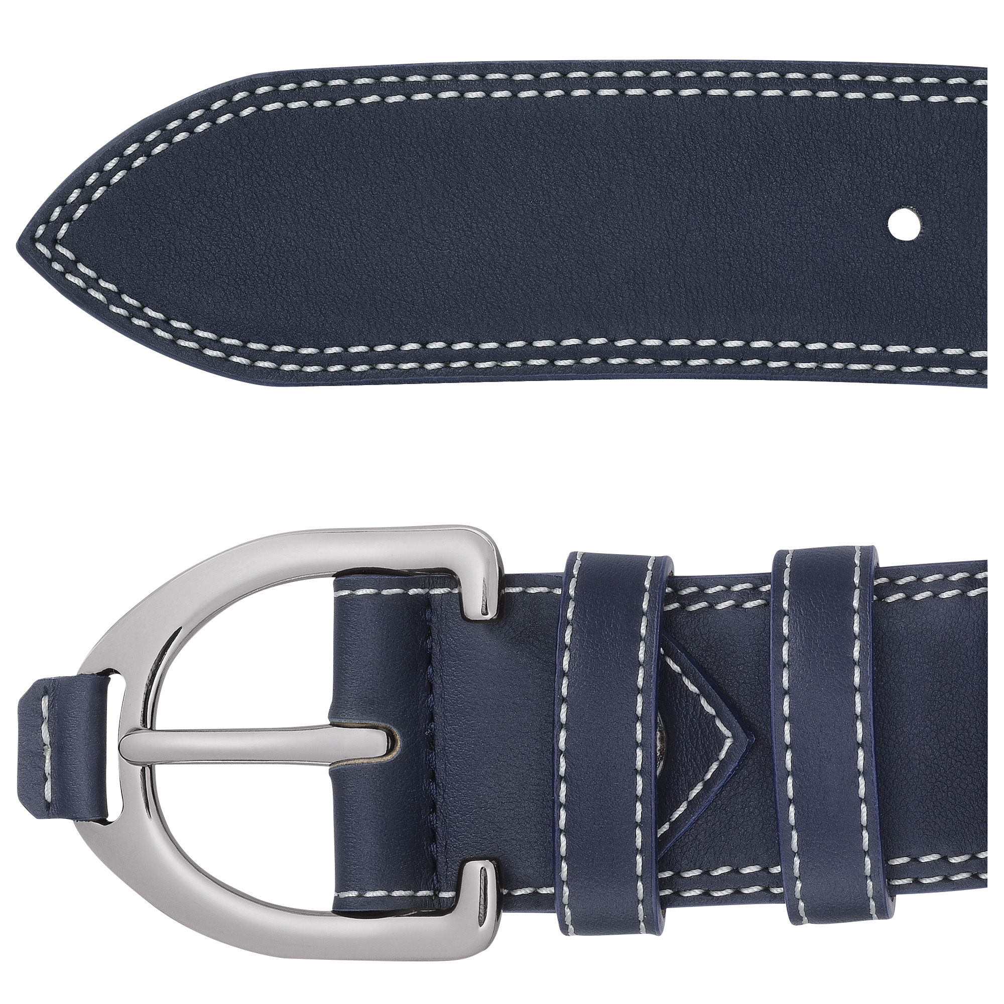 Le Pliage Xtra Ladies' belt Navy - Leather - 3