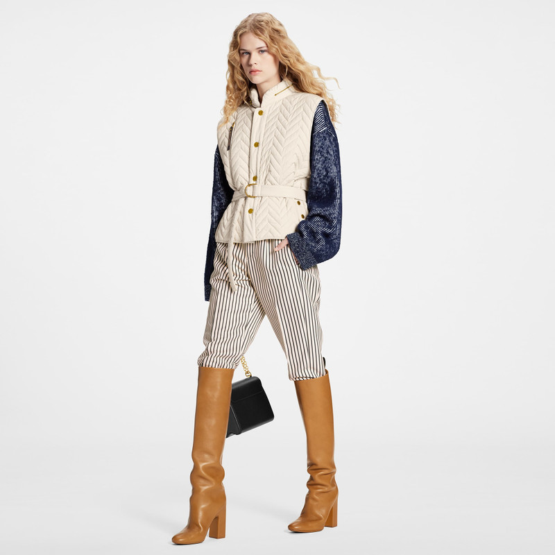 Louis Vuitton Herringbone Quilting Sleeveless Jacket outlook