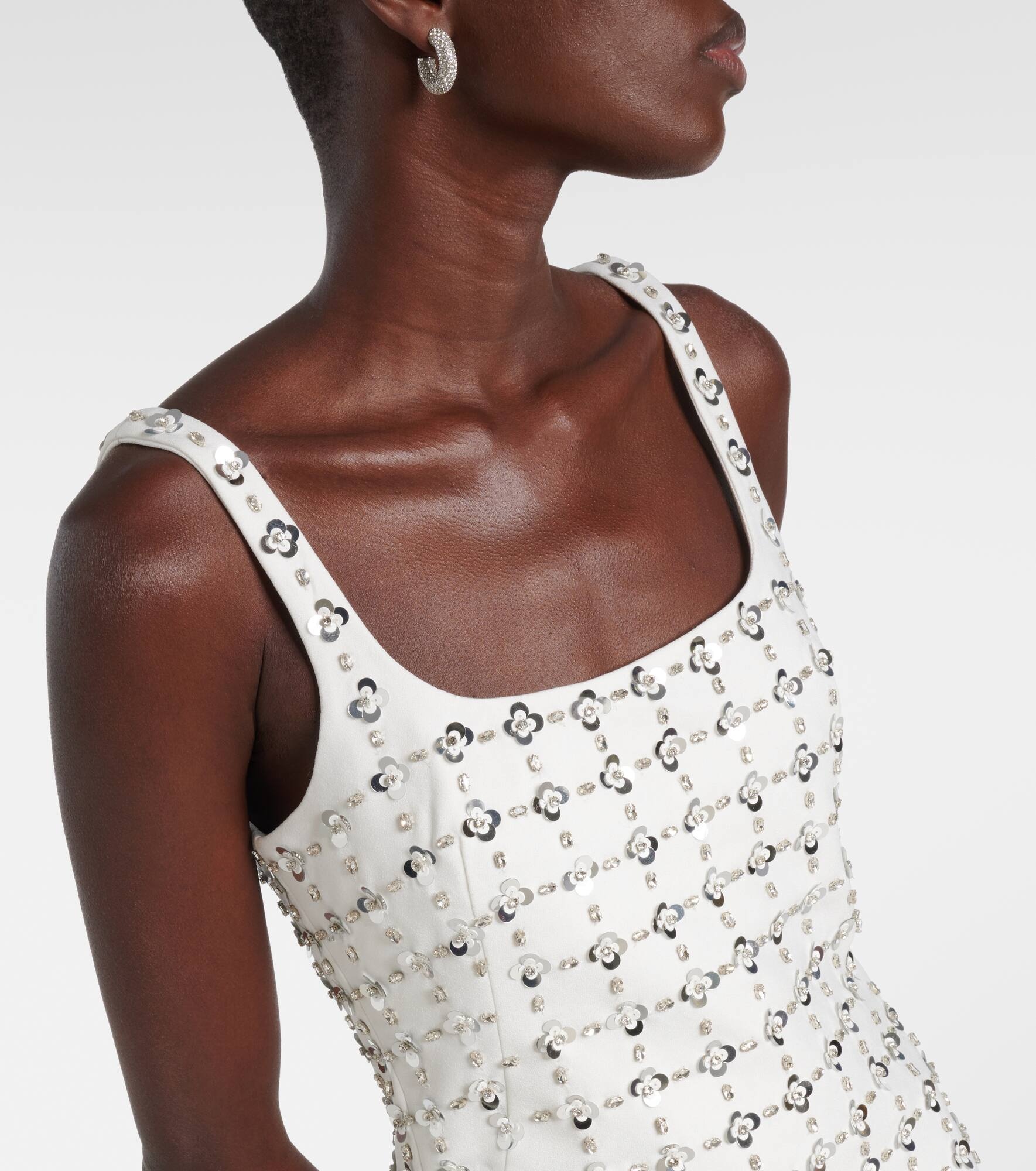 Ziva sequined crêpe minidress - 4