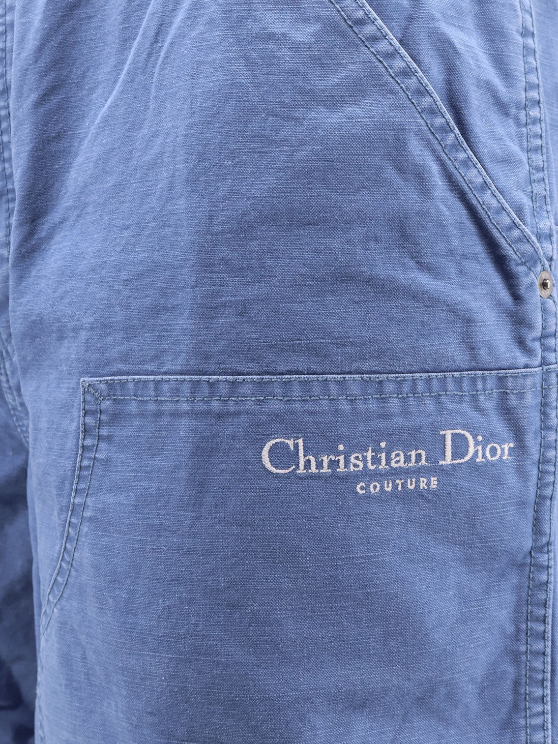 COTTON BERMUDA SHORTS WITH LATERAL MAXI POCKETS - 3