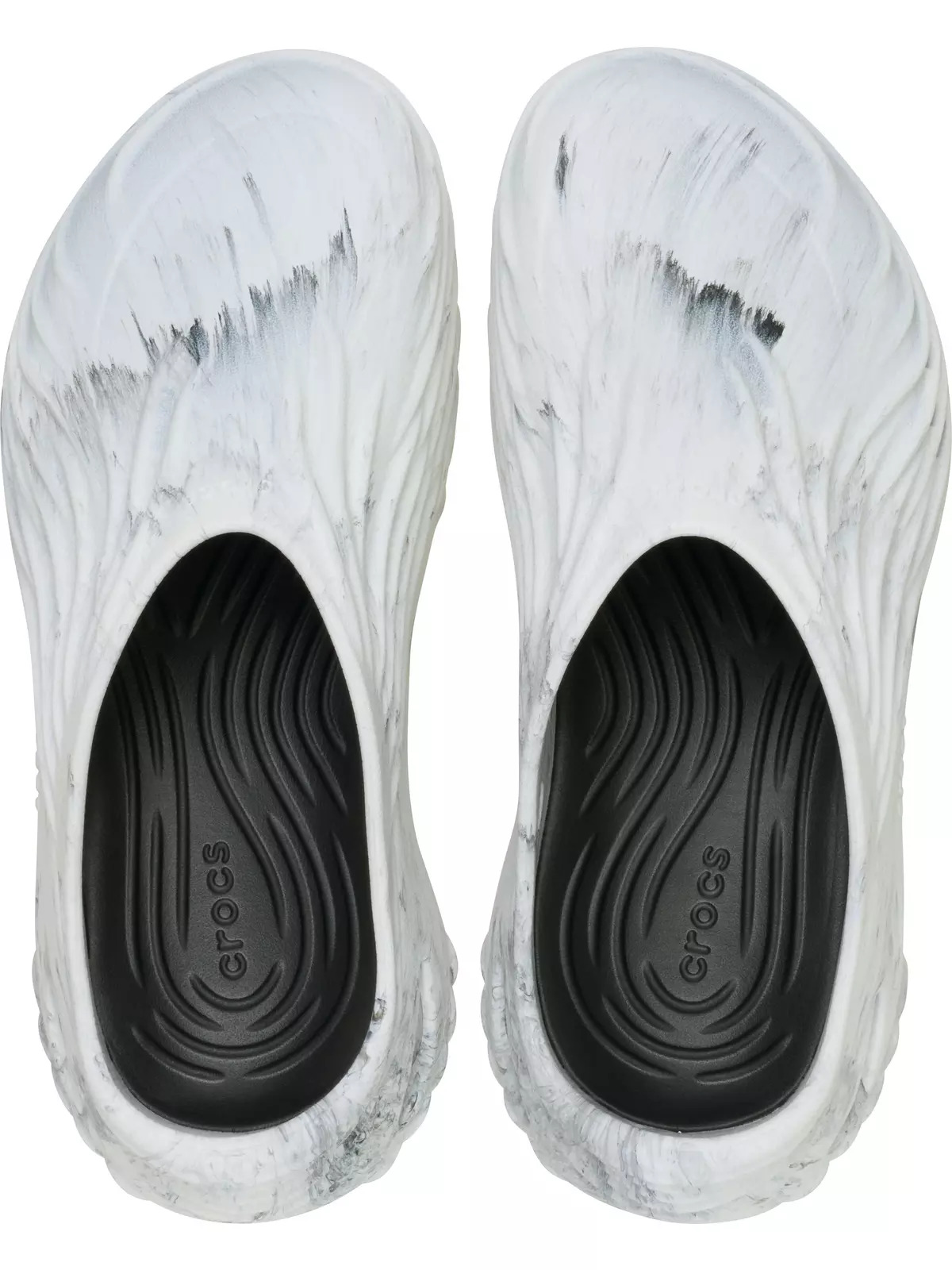 Echo Wave Marble "Black/White" Unisex Sandal - 4
