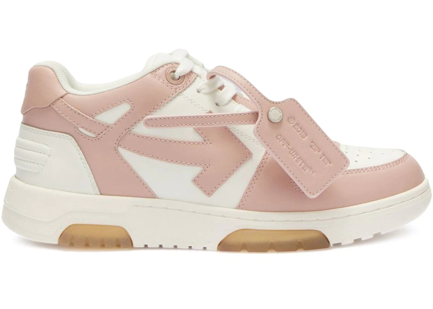 OFF-WHITE Out Of Office "OOO" Low Tops White Pink (W) - 1