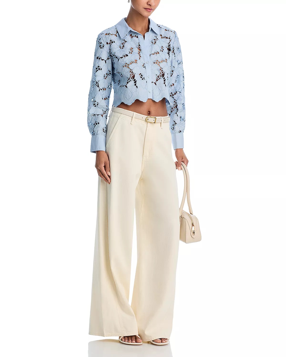 Seychelle Lace Button Front Shirt - 2