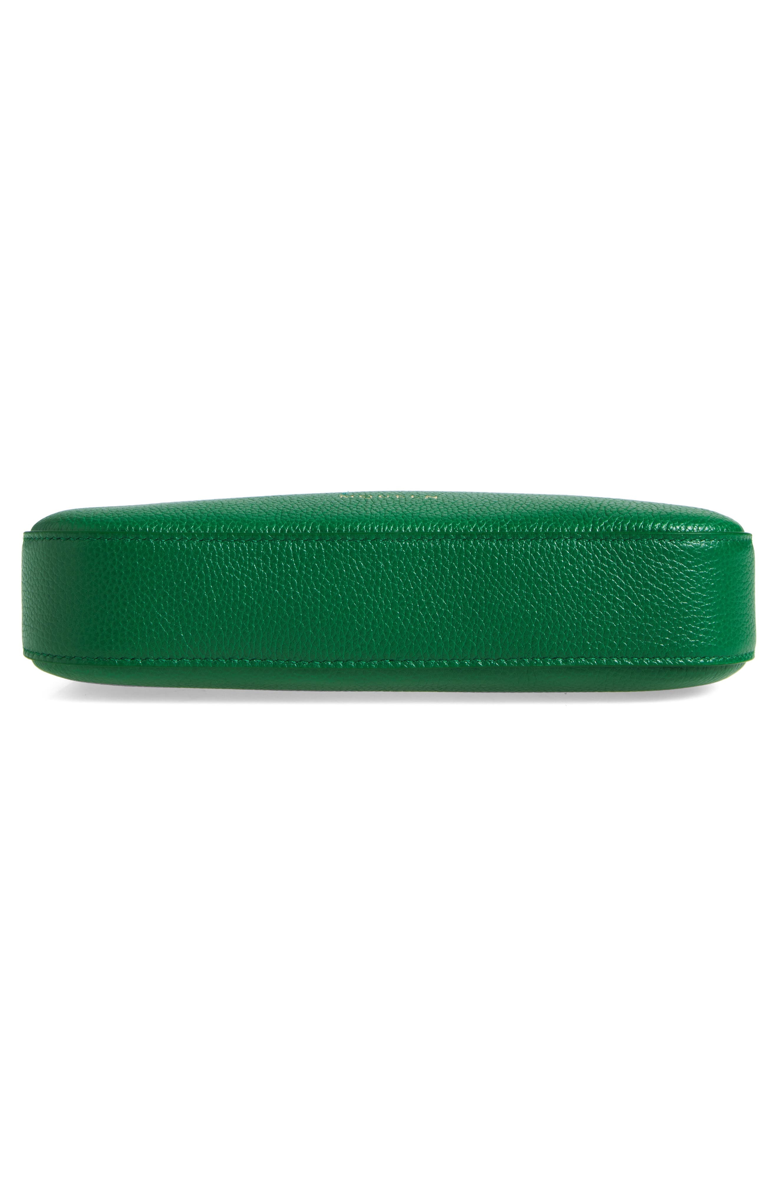McQueen Mini T-Bar Leather Top Handle Bag in Viridian/Gold at Nordstrom - 5